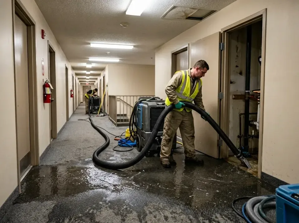 multi-unit-apartment-hallway-f-005 — frequently asked questions, Emergency Burst Pipe Water Extraction & Removal in Murraysv…